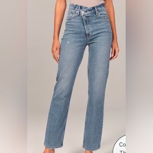 Abercrombie & Fitch ultra high rise 90s straight jeans